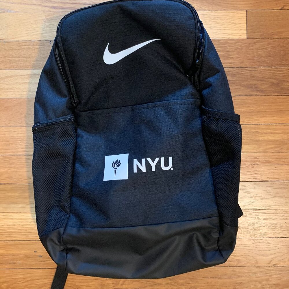 Black Nike Backpack - NYU Logo